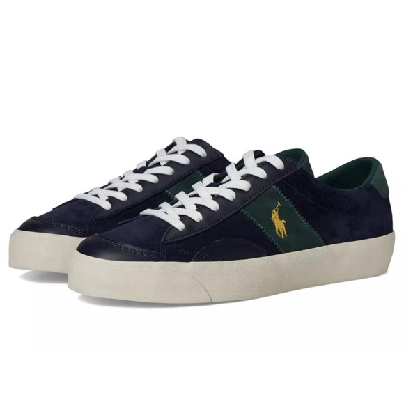 Polo Ralph Lauren Sayer Sport Suede Leather - Picture 1 of 7